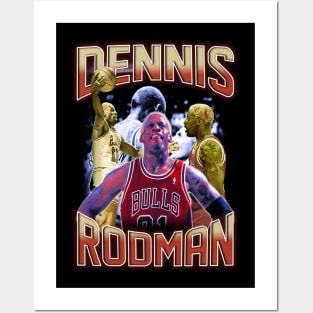 Dennis Rodman Bootleg Posters and Art